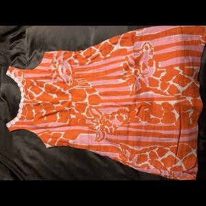 Lilly for Target orange giraffe print. Never Worn!